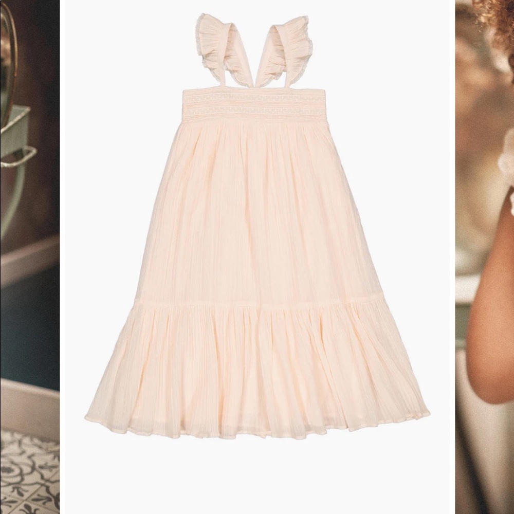 Girls Dress Louis Louise Merveilleuse Light Pink (color more peach)